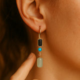 Cordula | Elegantní tenké kapkovité náušnice