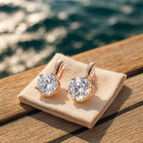 Eirene | Kulaté náušnice se zirkony