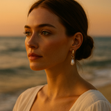 Sedna | Náušnice s vodními perlami