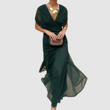Lucie – Elegantní šaty s V-výstřihem