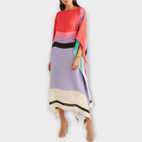 Elenora - Geometrický kaftan s volným střihem