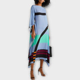 Elenora - Geometrický kaftan s volným střihem