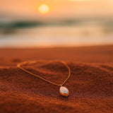 Meredith | Náhrdelník s perlovým přívěskem