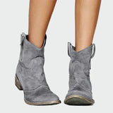 Adéla – Retro Kotníkové Cowboy Boty