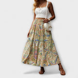 Pohodlná sukně s vzorem