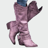 Matěj – Retro Kožené Cowboy Boty