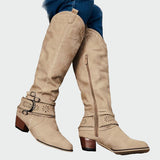 Matěj – Retro Kožené Cowboy Boty