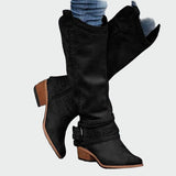Matěj – Retro Kožené Cowboy Boty